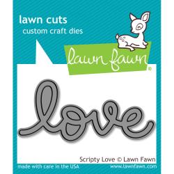 Lawn Fawn - LOVE - vyřezávací šablona