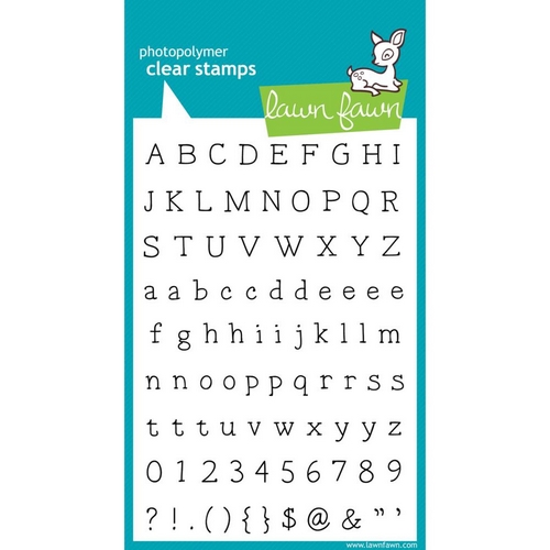 Lawn Fawn - SMITTY´S ALPHABET - silikonová razítka