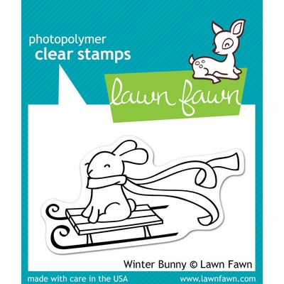 Lawn Fawn - WINTER BUNNY - silikonová razítka
