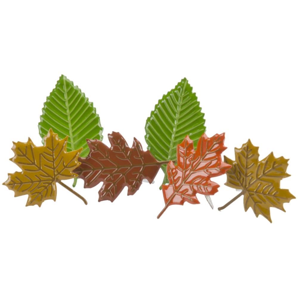 Eyelet Outlet - LEAF Brads - ozdobné svorky