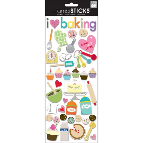 Mambi - I LOVE BAKING Stickers - 3D samolepky