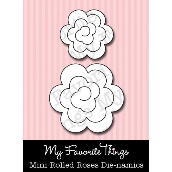 My Favorite Things - ROLLED ROSES MINI - vyřezávací šablona