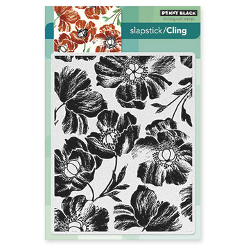 Penny Black - POPPY PATTERN - cling razítko