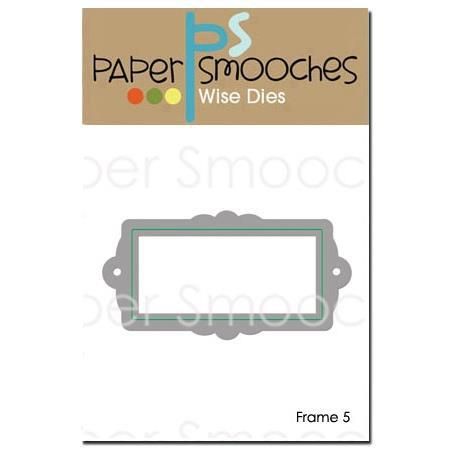 Paper Smooches - FRAME 5 - vyřezávací šablona