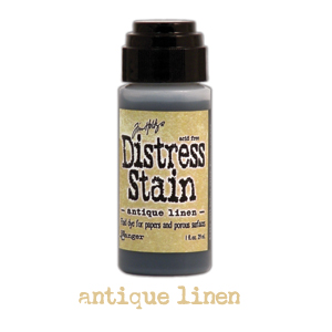 Ranger - Distress Stain ANTIQUE LINEN - scrapbook