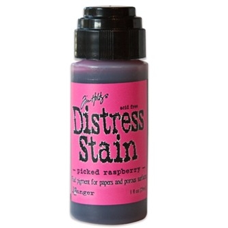 Ranger - Distress Stain PICKED RASPBERRY - scrapbook