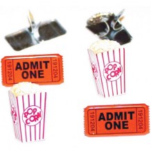 Eyelet Outlet - POPCORN TICKET Brads - ozdobné svorky