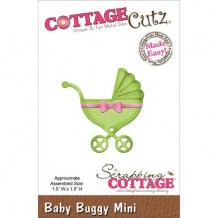 Cottage Cutz - BABY BUGGY MINI - vyřezávací šablona
