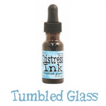 Distress Reinker - TUMBLED GLASS - scrapbook