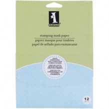 Inkadinkado - STAMPING MASK PAPER - maskovací papír (12 ks)