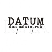 Keta (343) - DATUM - dřevěné razítko