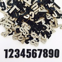 Keta - kartonové číslice PILSEN PLAKAT (7) - scrapbook