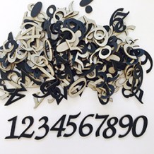 Keta - kartonové číslice MOTION PICTURE (8) - scrapbook