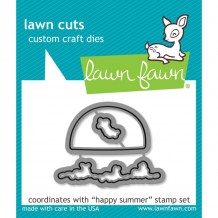 Lawn Fawn - HAPPY SUMMER - vyřezávací šablony