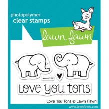 Lawn Fawn - LOVE YOU TONS - silikonová razítka