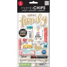 Mambi - FAMILY Chipboards - kartonové samolepky