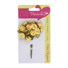 Papírové kytičky Papermania - LEMON - scrapbook