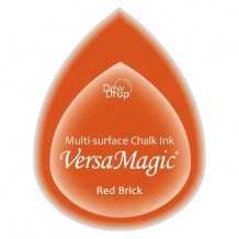 Razítkovací barva - VersaMagic RED BRICK - scrapbook