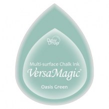 Razítkovací barva - VersaMagic OASIS GREEN - scrapbook
