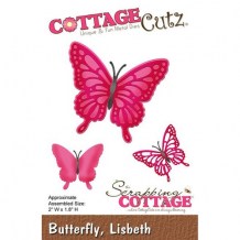 Cottage Cutz - LISBETH BUTTERFLY - vyřezávací šablona