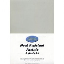 Transparentní fólie A4 (5 ks) - heat resistant