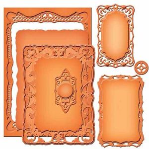 Spellbinders - vyřezávací šablony NOBEL RECTANGLE (6 ks)